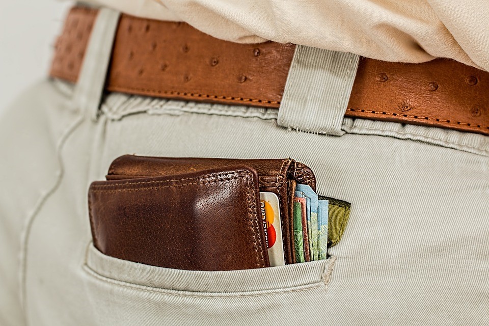 Credit cards in wallet